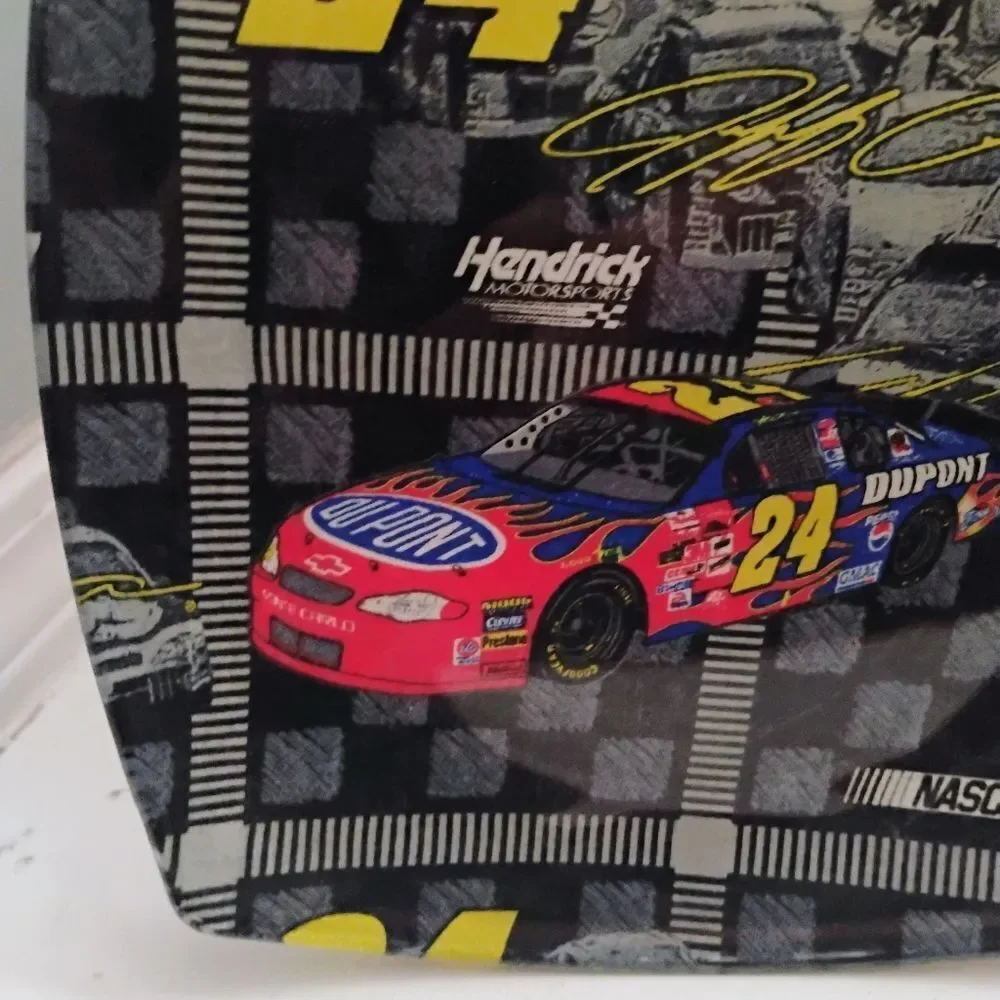 Hendrick Motorsports Nascar Plate - Black, Yellow, Red